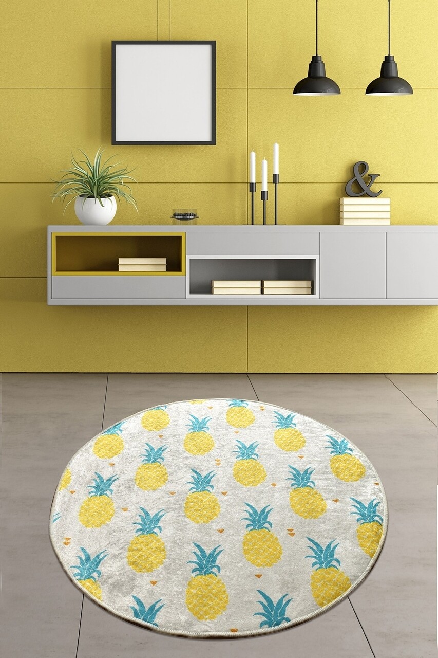 Covoras de baie, Chilai, Ananas DJT Çap - imagine 5